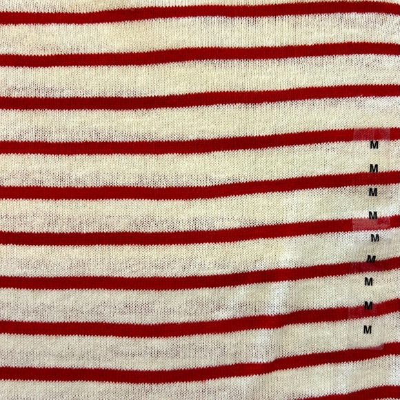 ❤️🤍NWT Vintage Ralph Lauren Sport Ivory/Red Striped Sweater Size M🤍❤️ - Picture 7 of 10